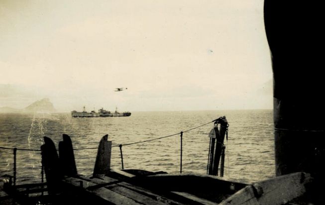 Fly Over Ship
