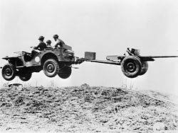 Jeep Flying through Air